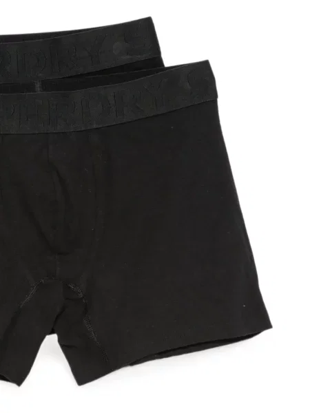 Boxeri Superdry cu autograf negru