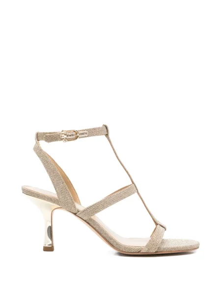 Sandale Michael Michael Kors cu bretele auriu