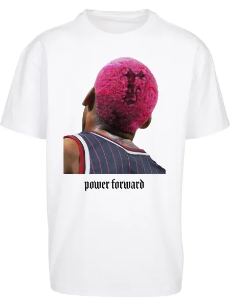 MT Upscale Tricou Power Forward bleumarin / roz alb