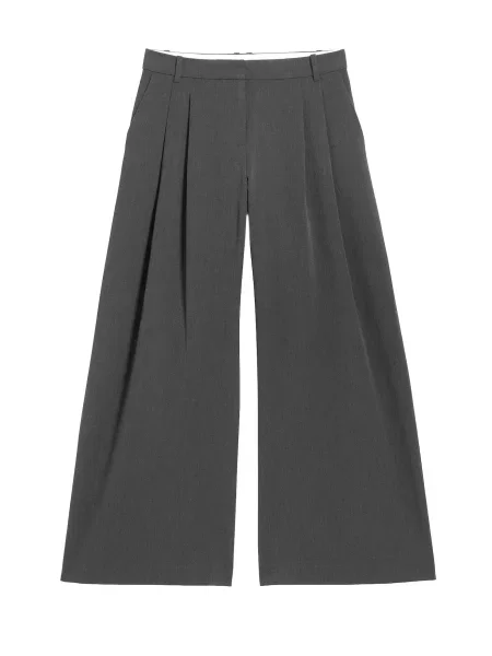 WEEKDAY Pantaloni cutați gri