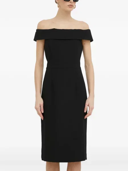 Rochie midi Ivy Oak până la genunchi de costum negru