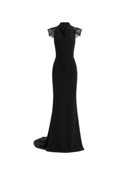 Rochie Gemy Maalouf cu mărgele negru