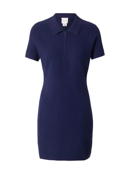 Calvin Klein Jeans Obleka Snowy Youthful temno modra