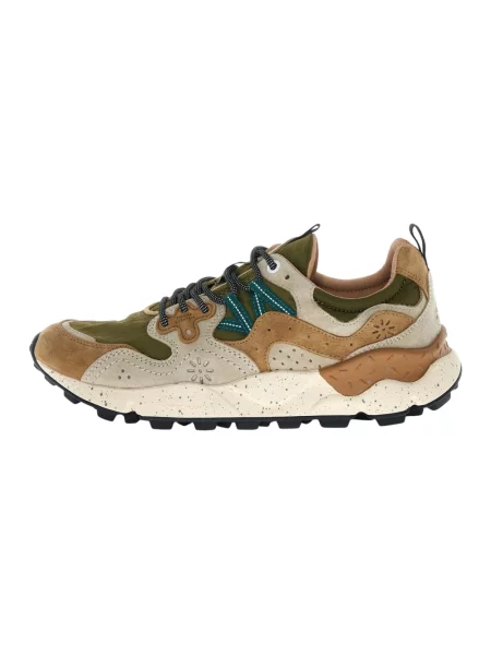 Sneakersy Flower Mountain w kwiatki beżowe