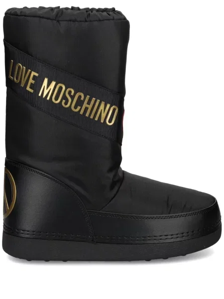 Raštuotos auliniai batai Love Moschino juoda