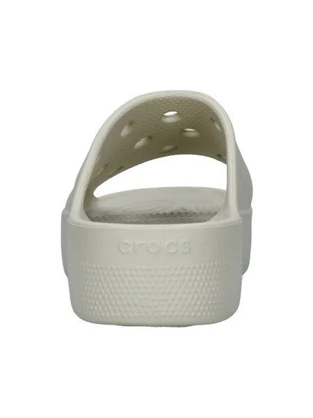 Klasické sandále Crocs na platforme béžová
