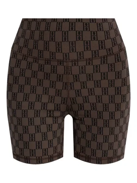 Pantaloni scurți de sport By Malene Birger cu imagine maro