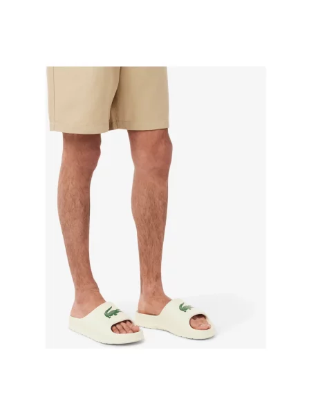 Klapki Lacoste białe