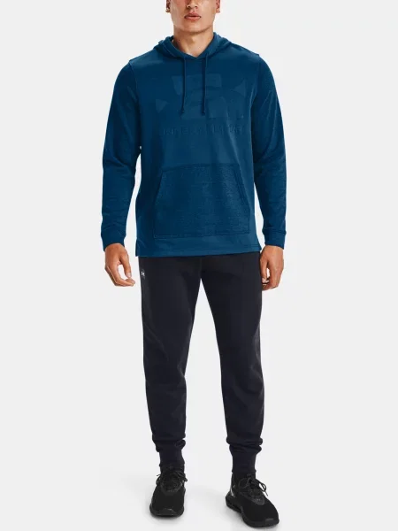 Tricou Under Armour din material terry albastru