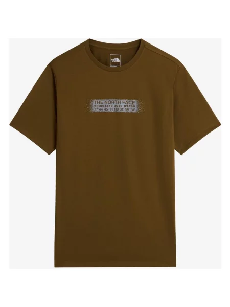 Koszulka z krótkim rękawem damska The North Face Reflective Seed ciemny S brązowy