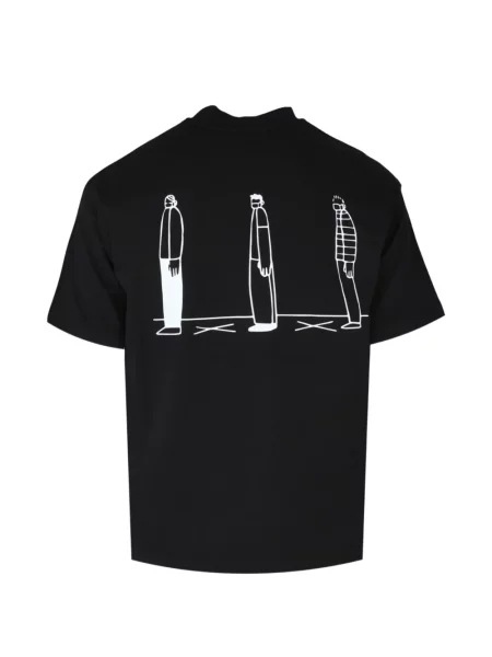 Tricou Exit Society cu imagine negru