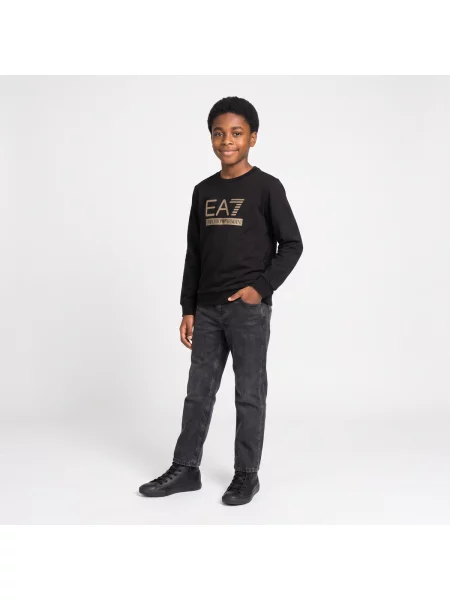 Geacă copii Emporio Armani Ea7 negru