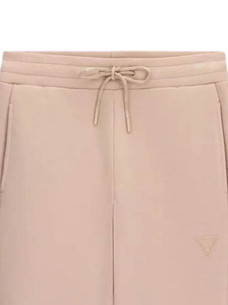 Pantaloni Guess alergare cu autograf cu cordon