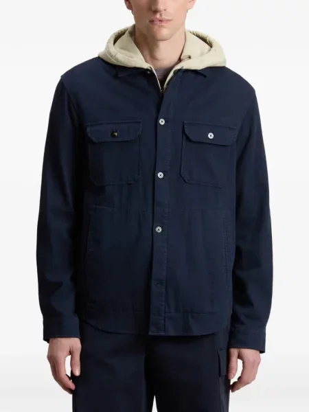 Geacă cu puf Woolrich albastru