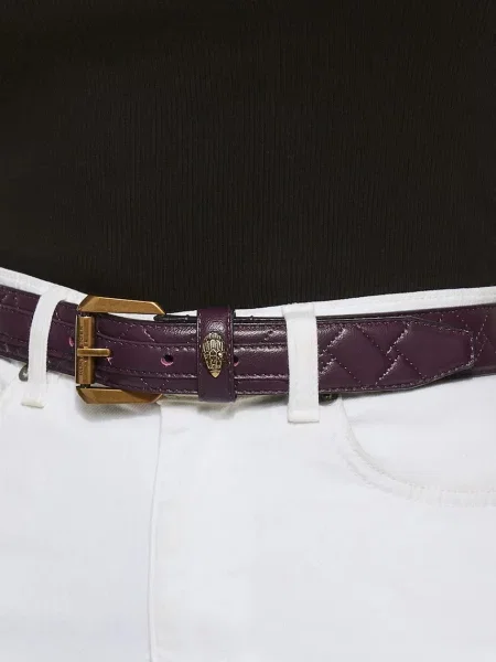 Bőr öv Kurt Geiger London lila