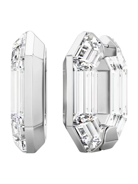 Kolczyki Swarovski szare