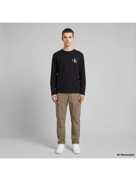 Tričko Calvin Klein Jeans čierna
