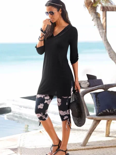 LASCANA Tricou negru
