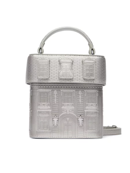 Karl Lagerfeld Kabelka Rue St-Guillaume stříbrná