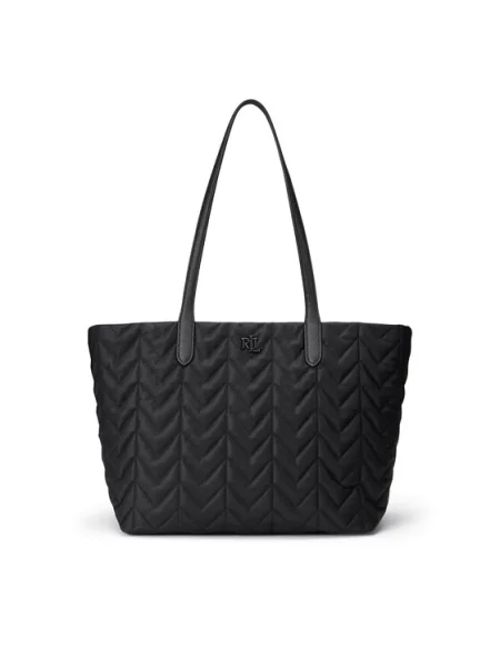 LAUREN RALPH LAUREN Ročna torba črna