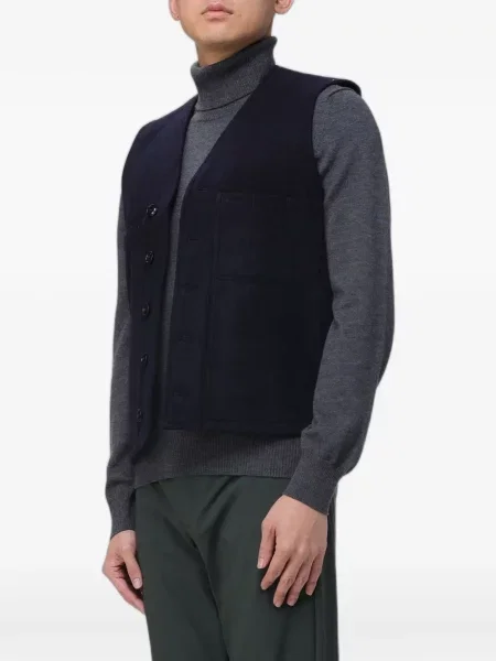 Vestă Filson de lână albastru