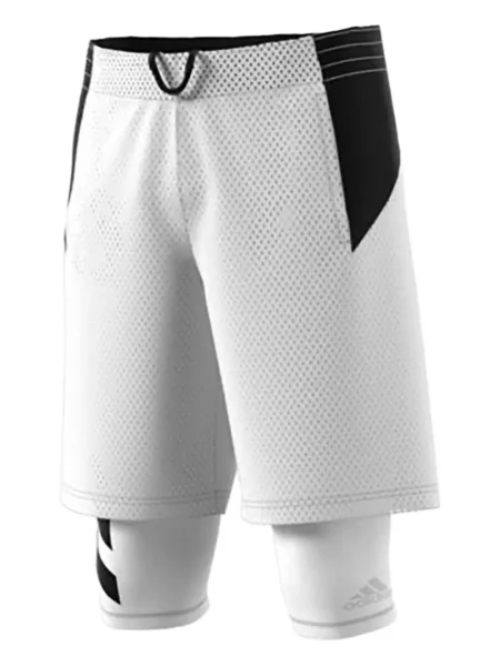 Strečové vícebarevný polotričko Adidas s autogramem šedé