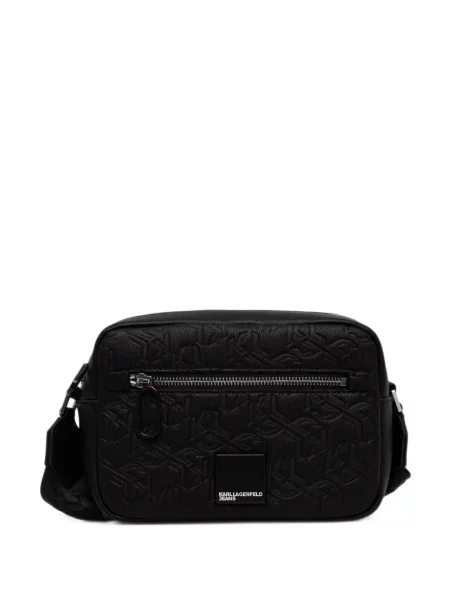 Cu centură curea Karl Lagerfeld Jeans negru