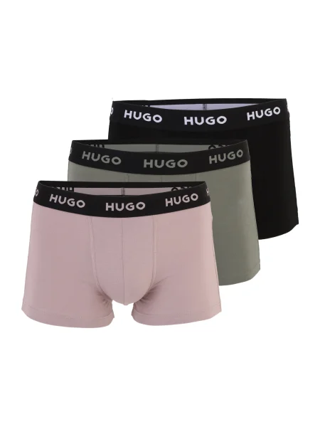 HUGO Boksarice siva / roza črna