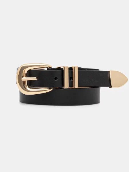 Kožni remen Answear Lab crna