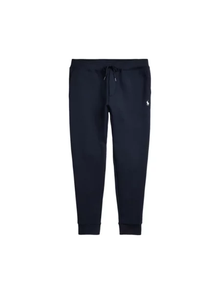Dzianinowe joggery Polo Ralph Lauren niebieskie