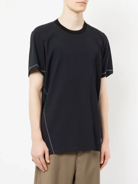 Tricou Lanvin asimetric albastru