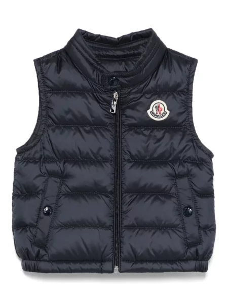 Kamizelka dziecięca Moncler Enfant niebieska