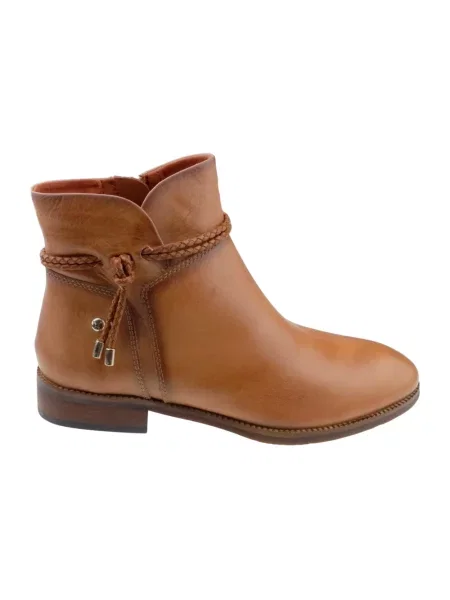 Buty do kostki Pikolinos skórzane brązowe