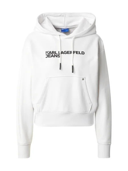 Karl Lagerfeld Jeans Bluză Regular Fit alb