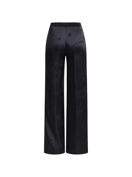 Pantaloni Forte_forte din jacard albastru