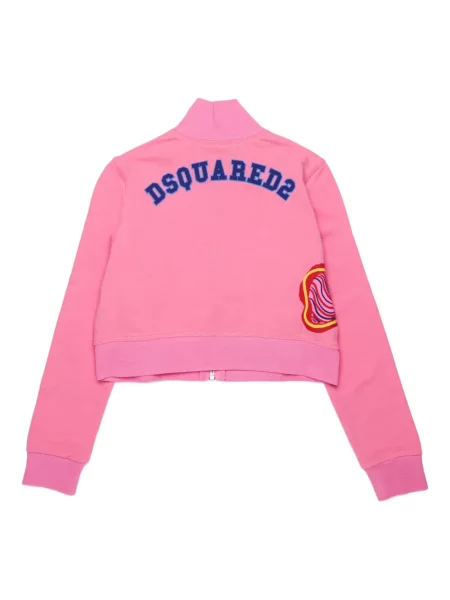 Bluza rozpinana dziecięca Dsquared2 różowa