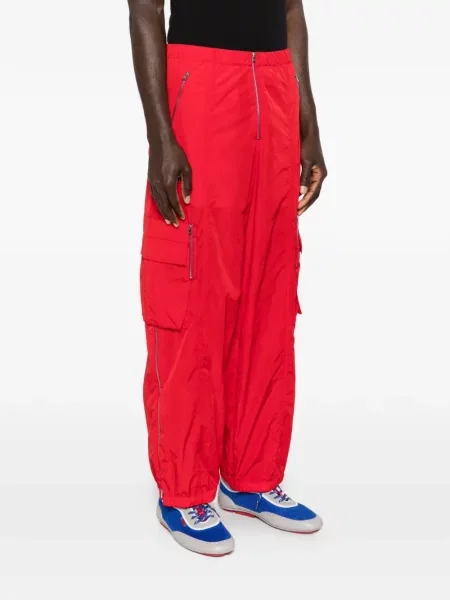 Pantaloni Fendi roșu