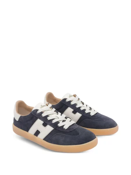 Sneakerși Hogan din piele de căprioară albastru