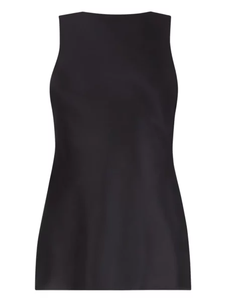 Top Nina Ricci din satin negru