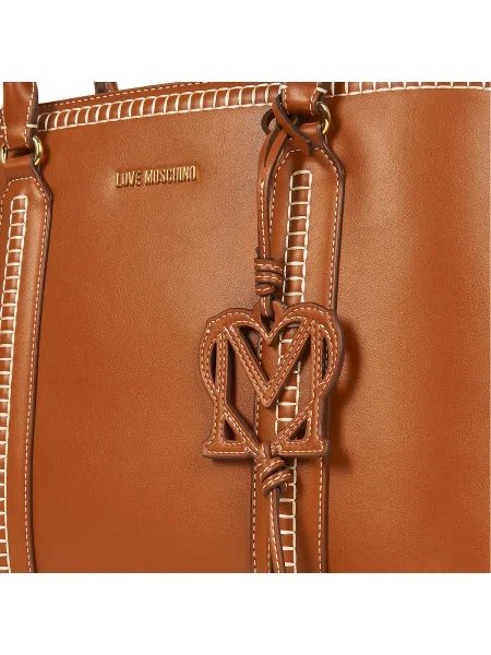 Kabelka Love Moschino hnedá