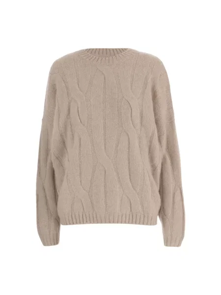 Sweter Allude beżowy