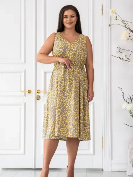 Сарафан RiMari віскоза/модал жовтий