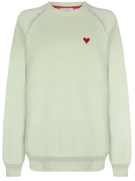 Felix Hardy Sweater majica pastelno zelena crvena