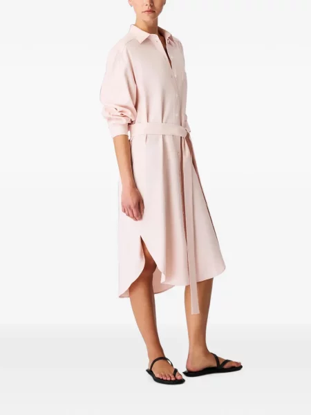 Rochie tip cămașă Another Tomorrow roz