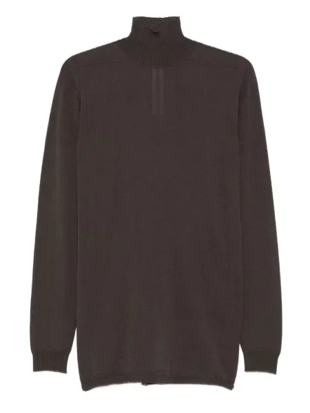 Sweter Rick Owens wełniany brązowy