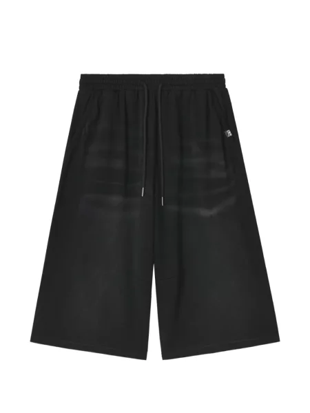 Pantaloni scurți Mini Cream cu cordon negru