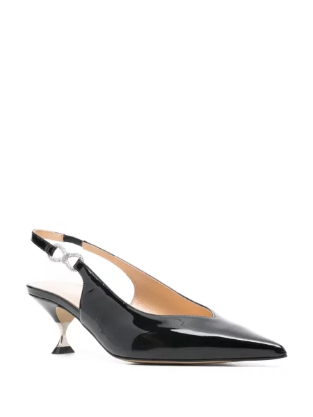 Bateliai Mach & Mach su lankeliu slingback juoda