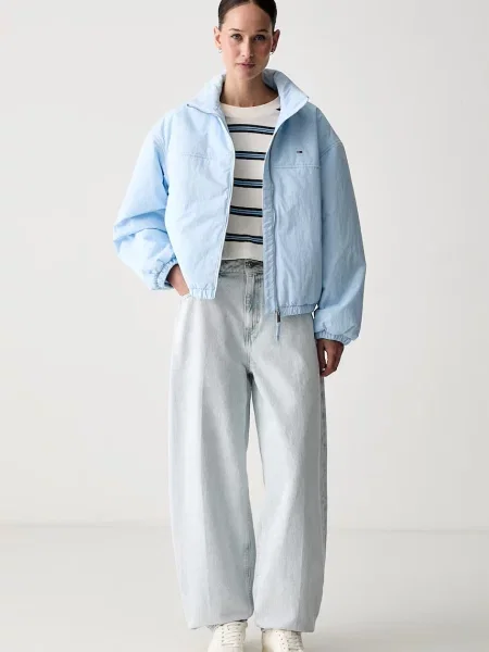 Tommy Jeans jachetă pentru femei albastru