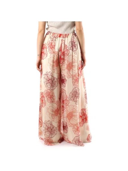 Pantaloni Crochè roșu