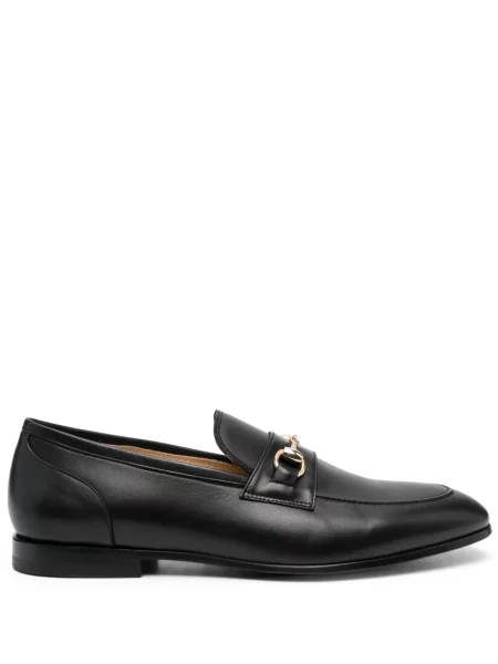 Pantofi loafer Scarosso din piele negru